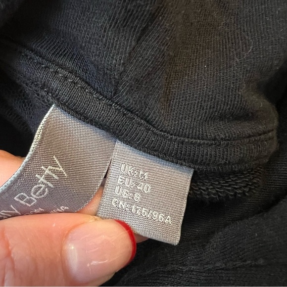 SWEATY BETTY Oversized Drop Shoulder Revive Hoodie Sweatshirt Black 8/M - Picture 13 of 14